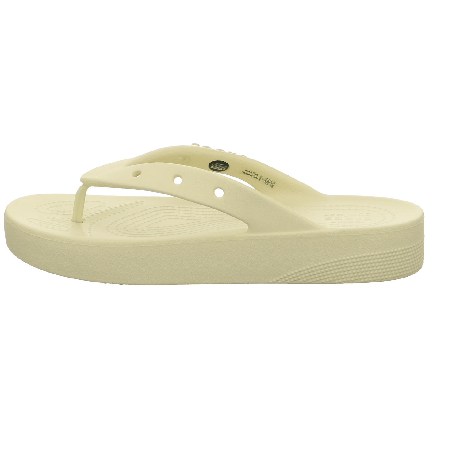 Crocs Comfort-Pantolette bis 25 mm beige