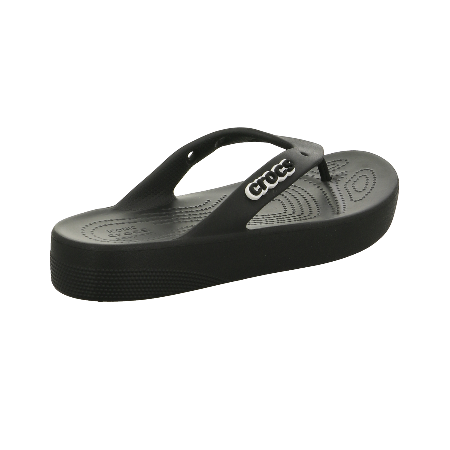 Crocs Comfort-Pantolette bis 25 mm schwarz