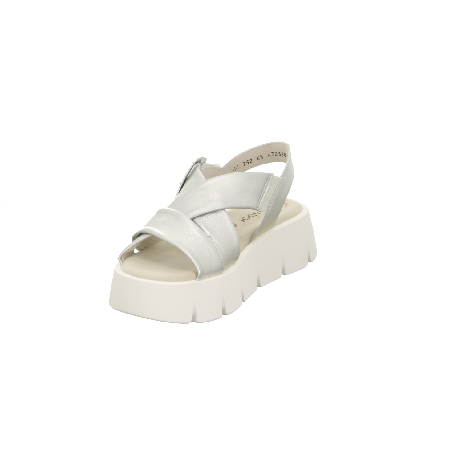Gabor fashion Sandalette bis 45 mm silber (weiss)