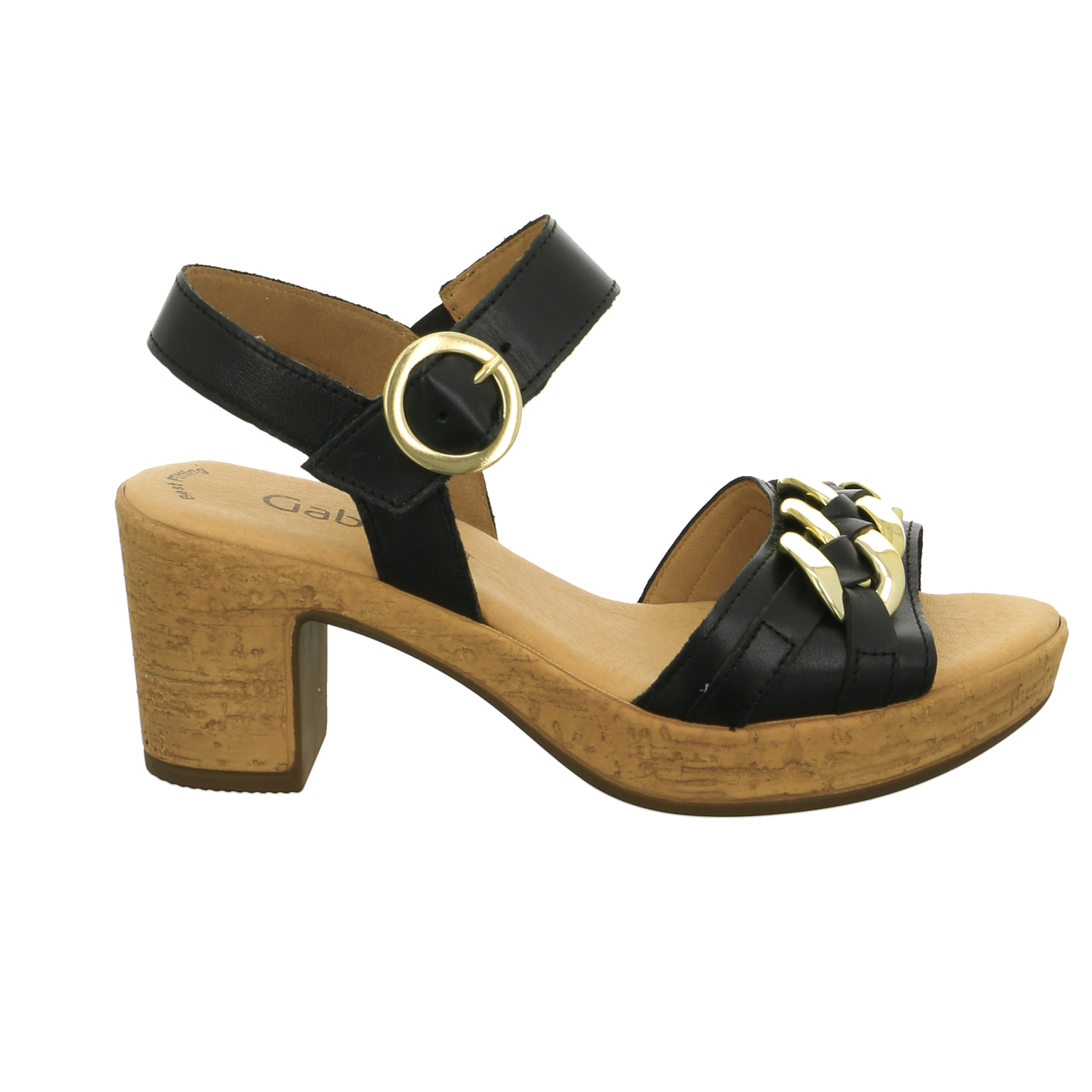 Gabor fashion Sandalette bis 45 mm schwarz