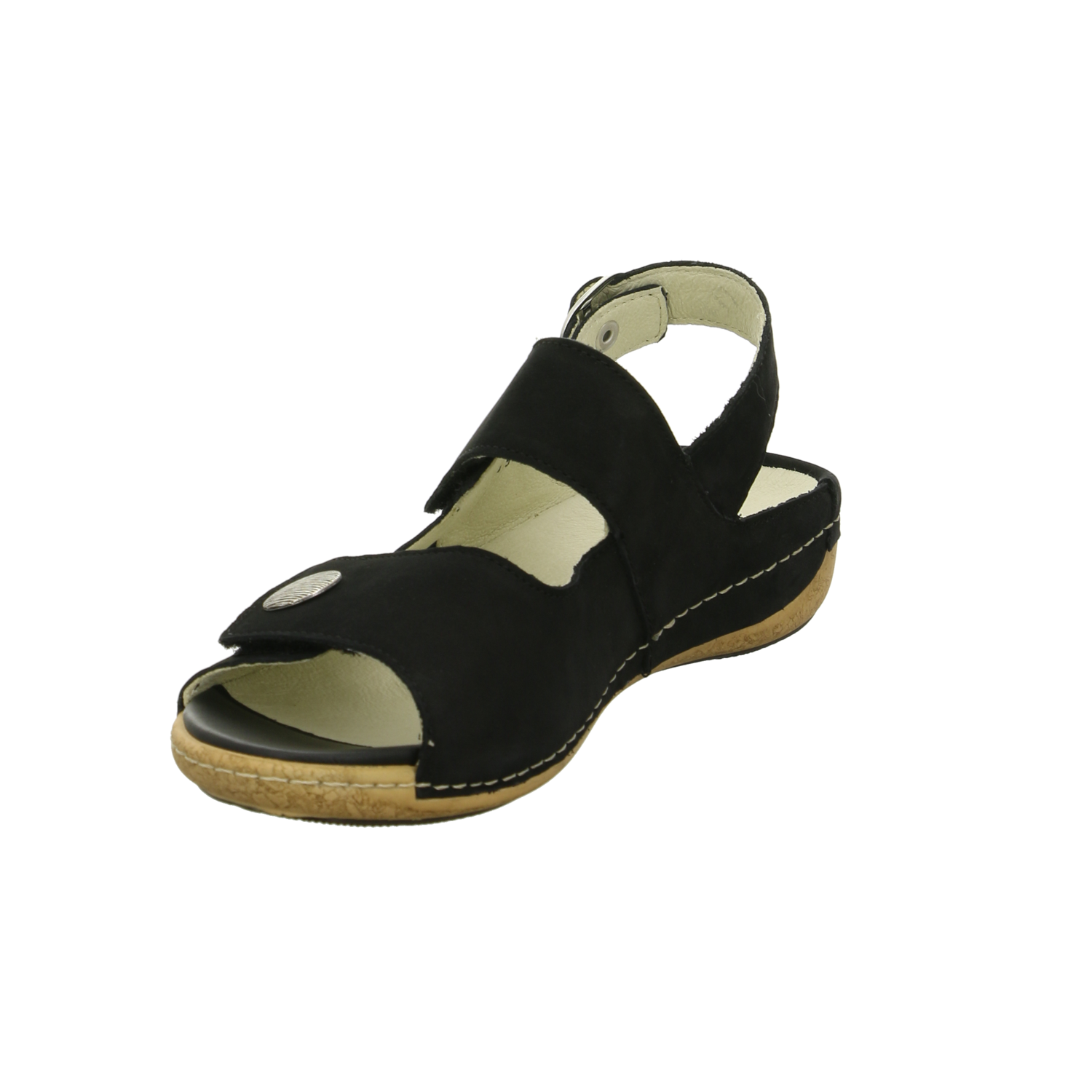 Lugina Comfort-Sandalette schwarz