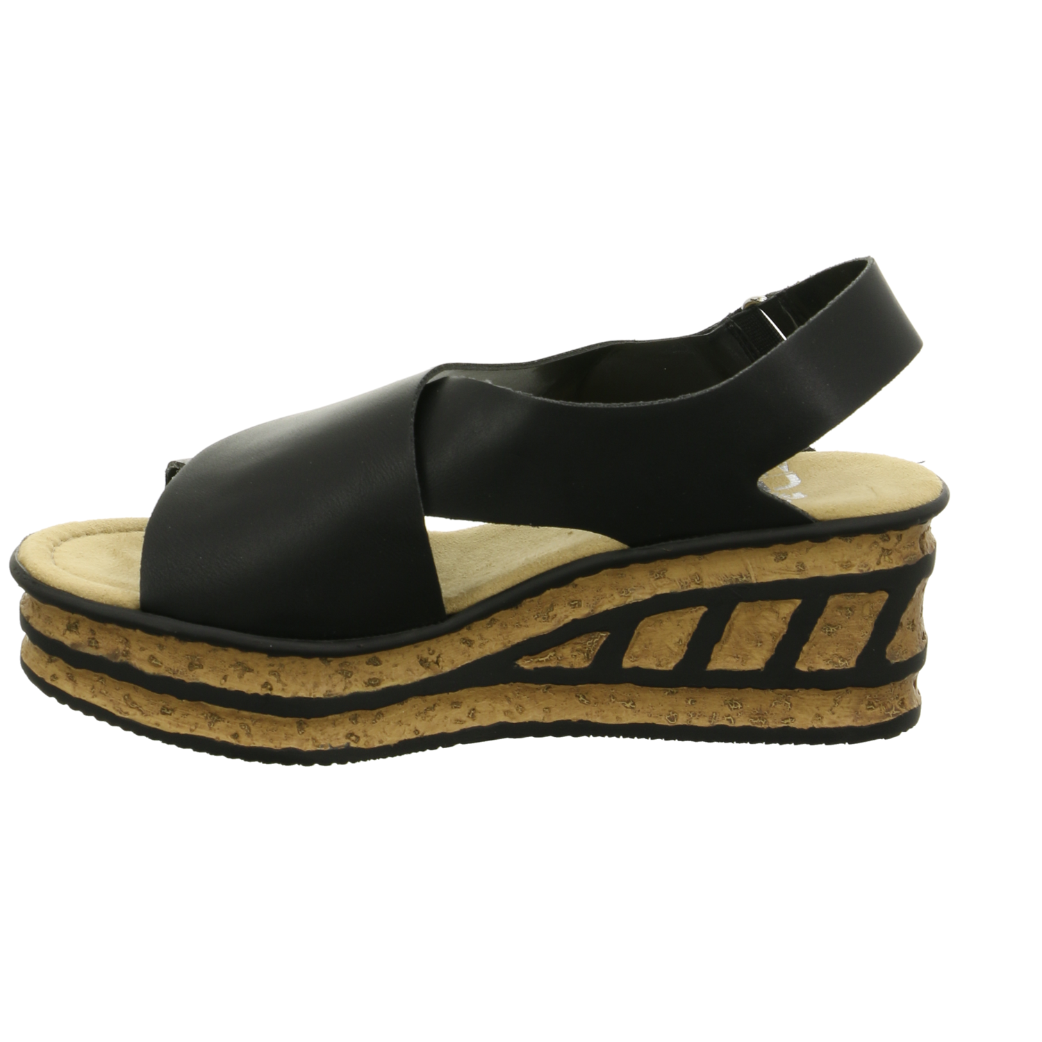 Rieker Sandalette bis 45 mm schwarz