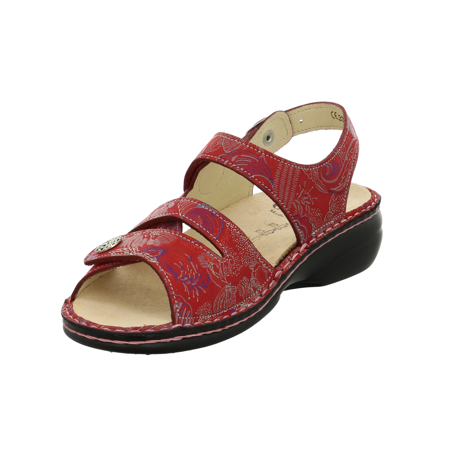 FinnComfort Comfort-Sandalette rot