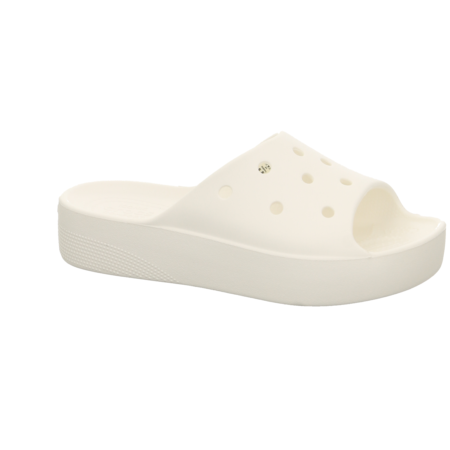 Crocs Comfort-Pantolette bis 25 mm weiß