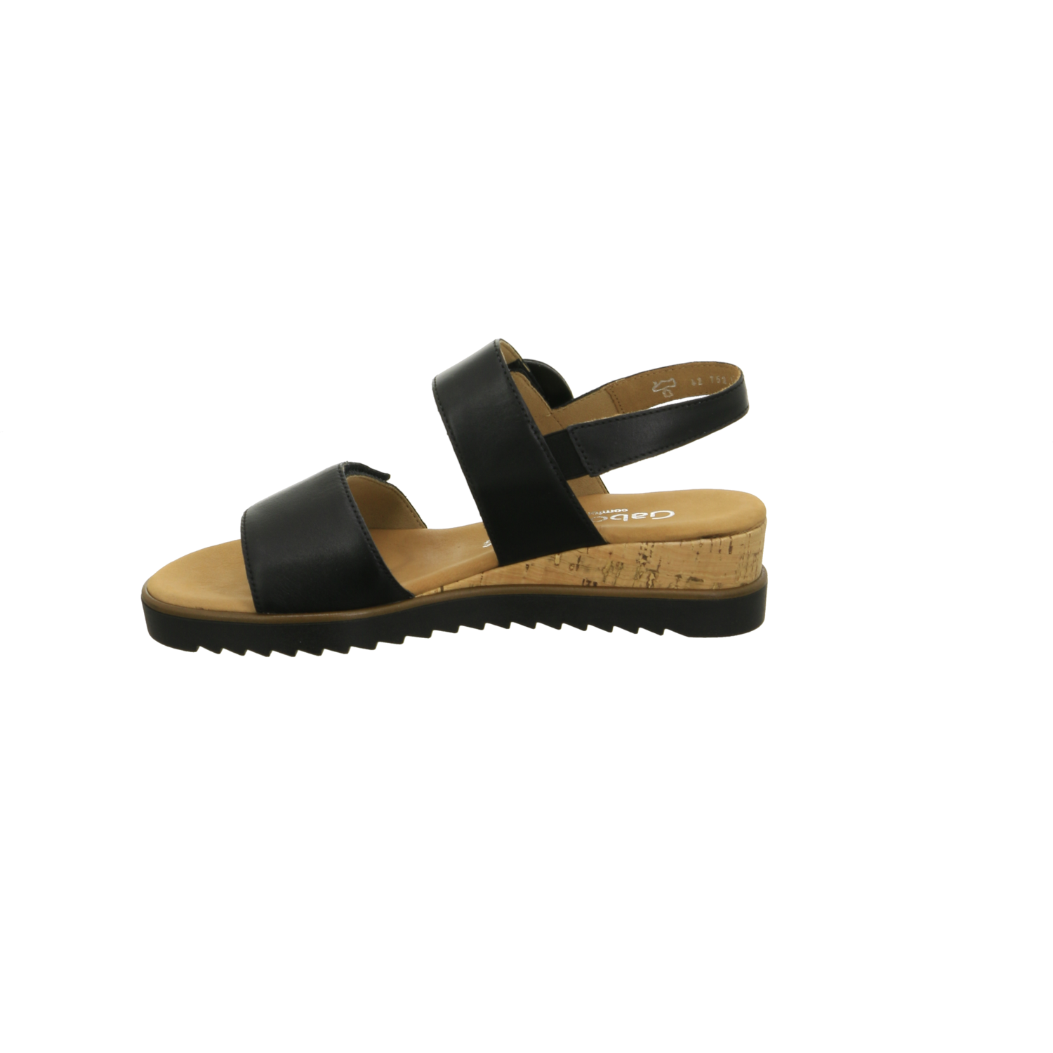 Gabor Comfort Sandalette bis 45 mm schwarz(Kork/schw)