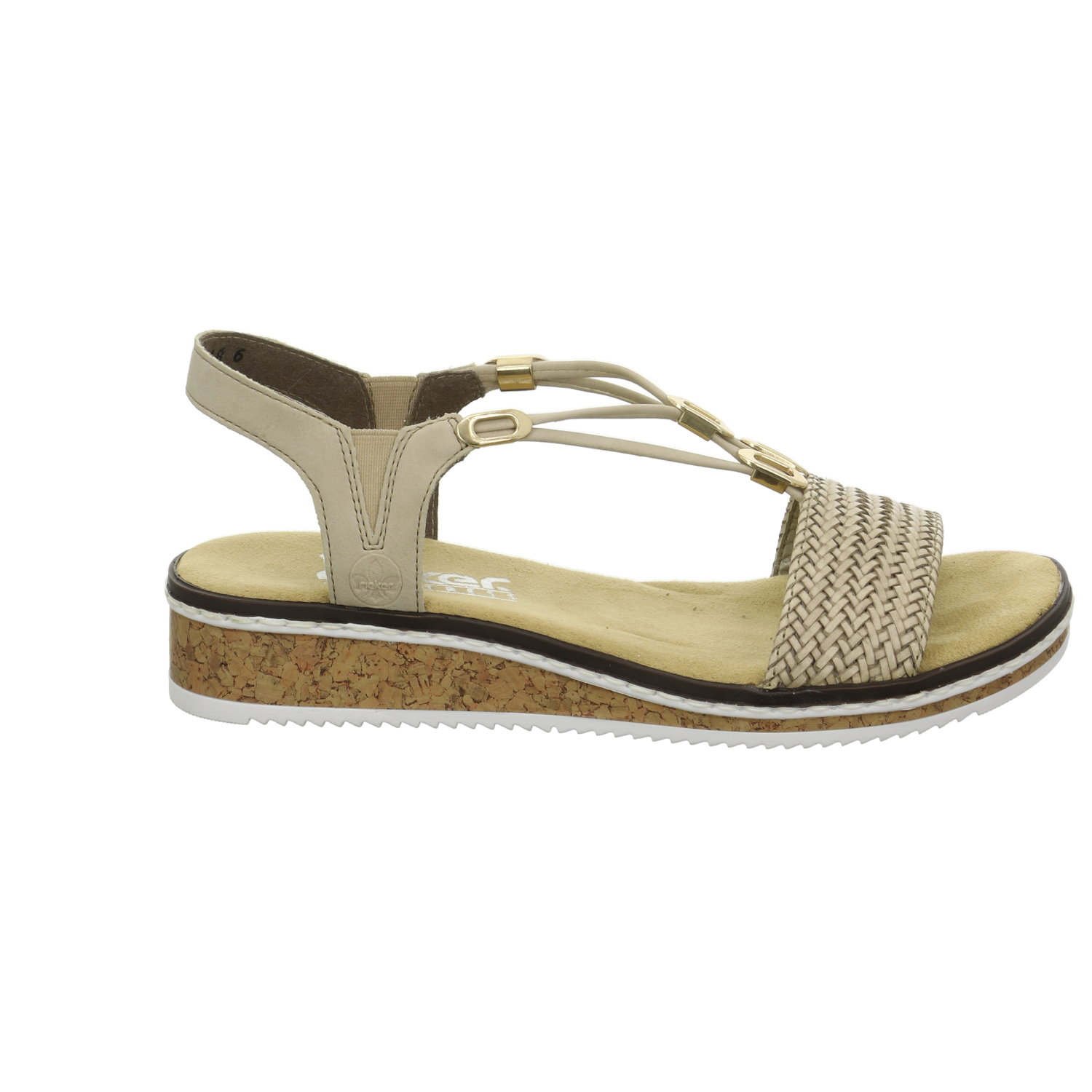Rieker Sandalette bis 45 mm beige