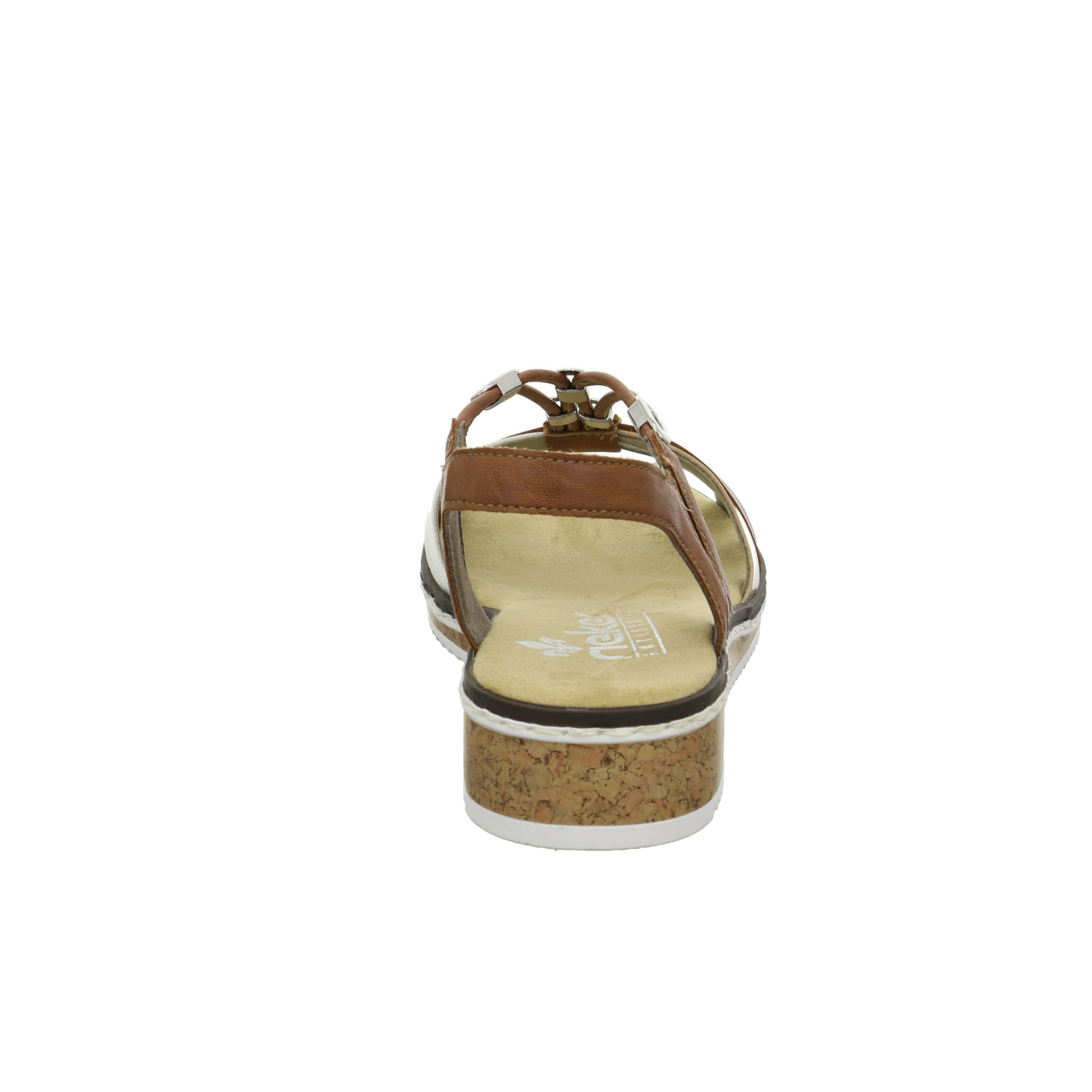 Rieker Sandalette bis 45 mm natur / hell-braun
