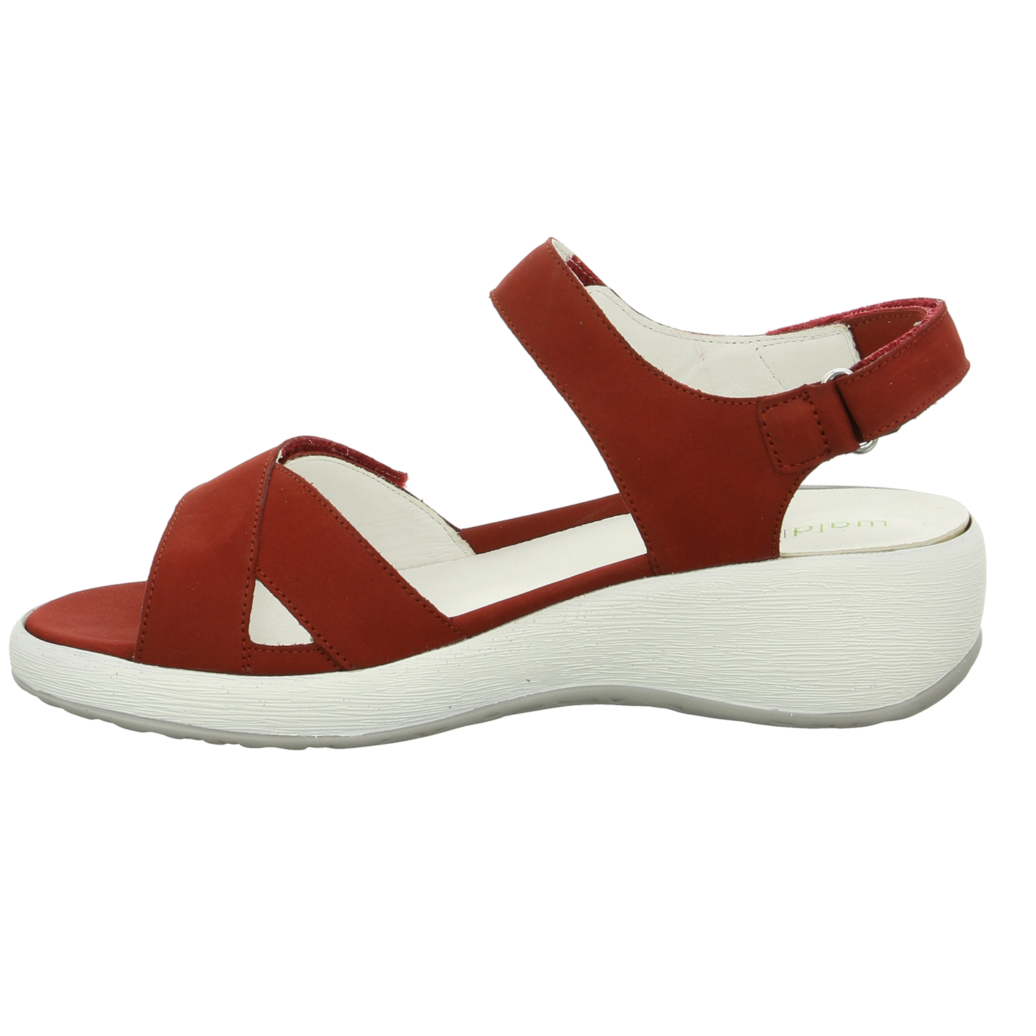 Lugina Comfort-Sandalette rot