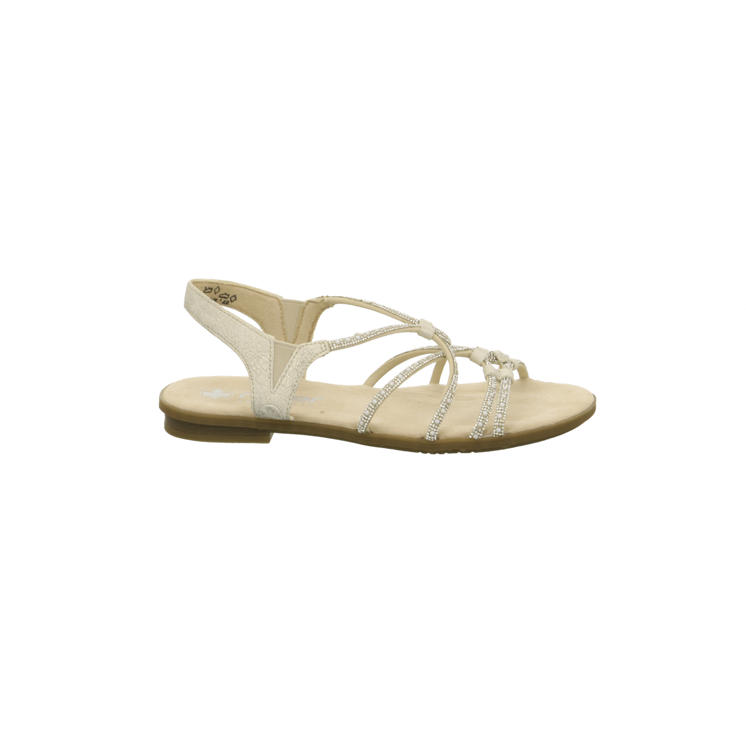 Rieker Sandalette bis 25 mm beige/beige-gold
