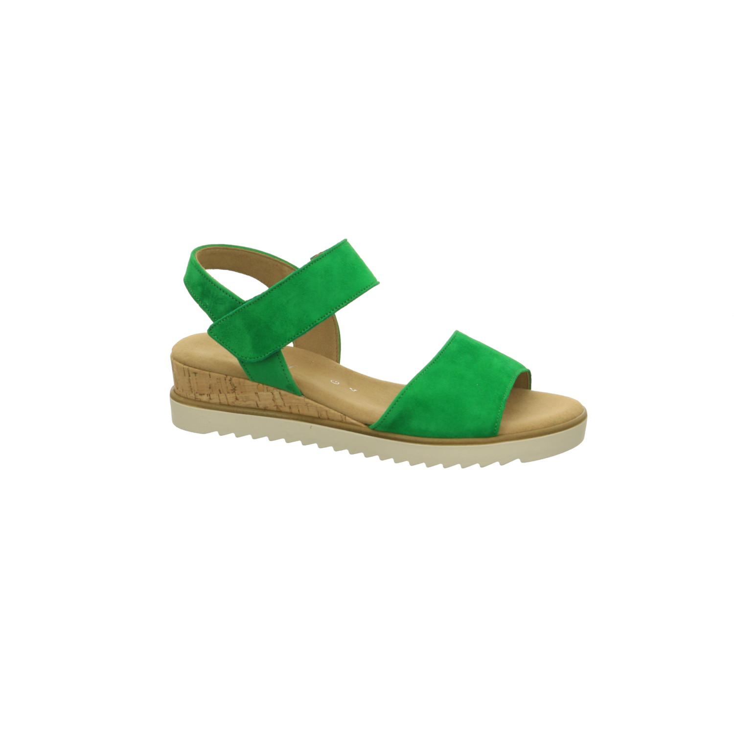 Gabor Comfort Sandalette bis 45 mm verde (Kork/creme)