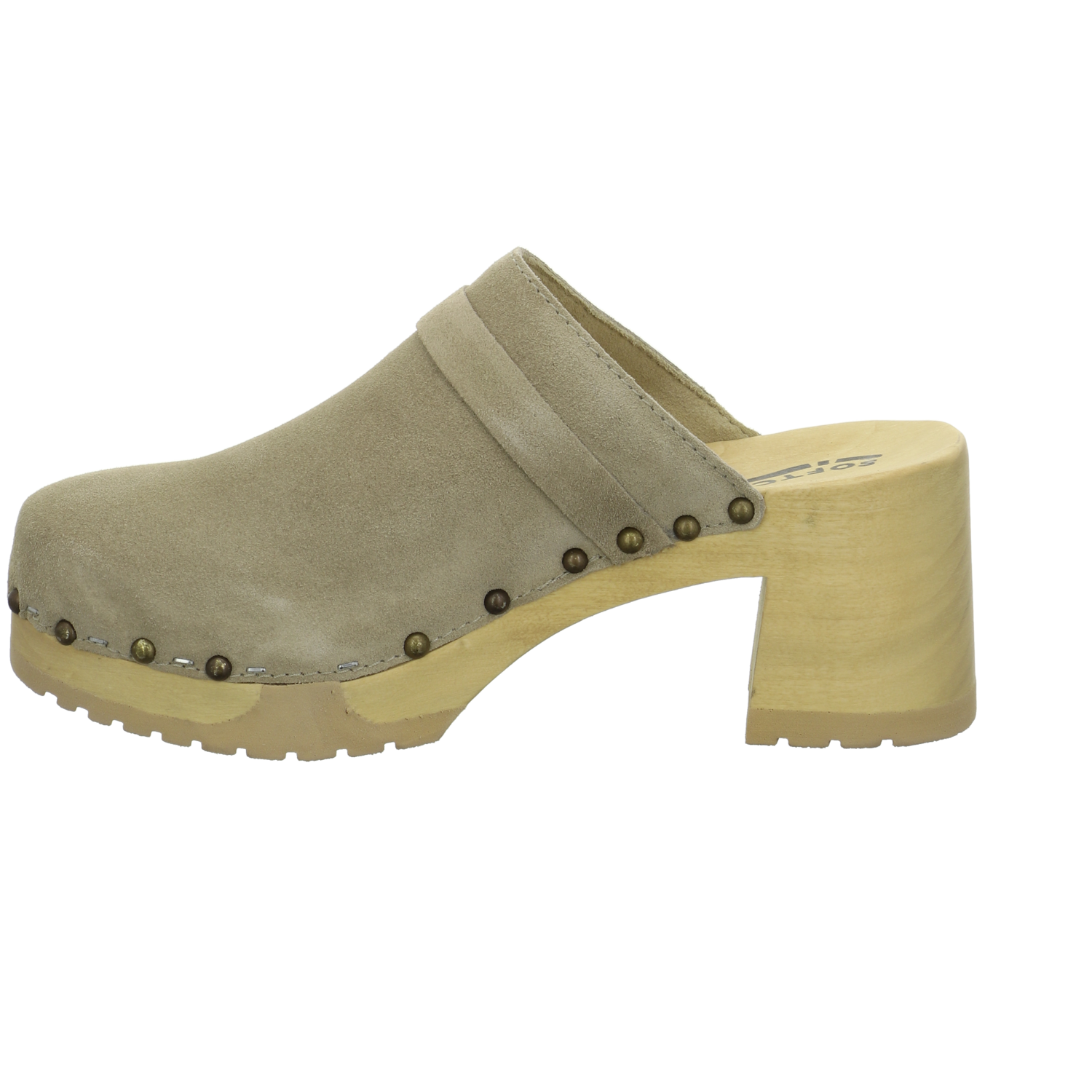 Softclox Pantolette über 25 mm taupe