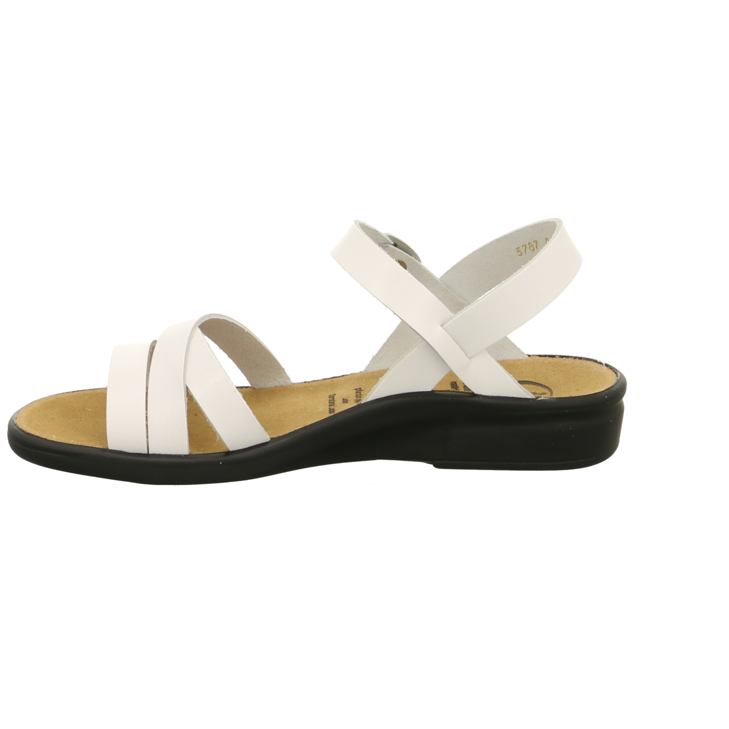 Ganter Comfort-Sandalette bis 25 mm weiß