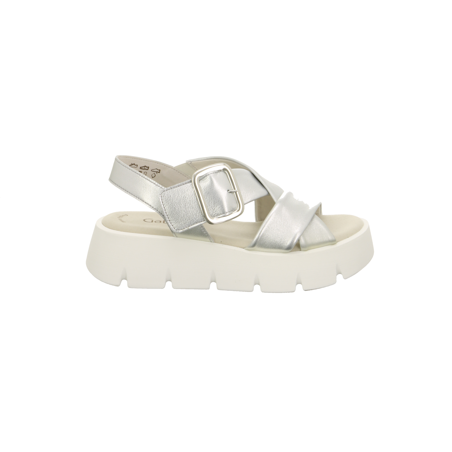 Gabor fashion Sandalette bis 45 mm silber (weiss)