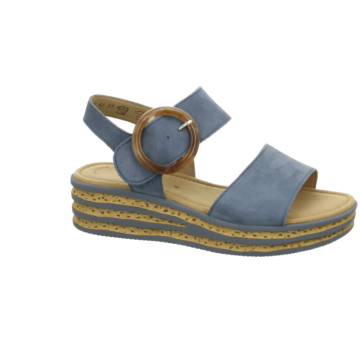 Gabor fashion Sandalette bis 45 mm denim / hell-blau