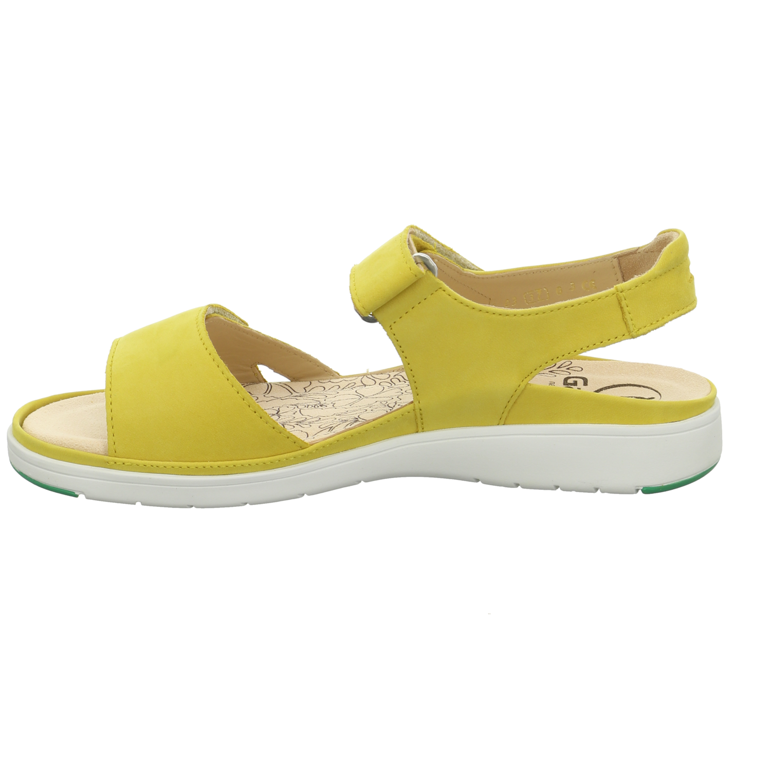 Ganter Comfort-Sandalette bis 25 mm gelb