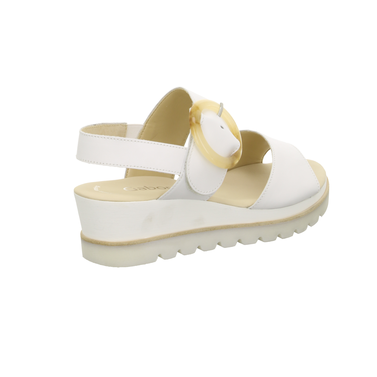 Gabor fashion Sandalette bis 45 mm weiß