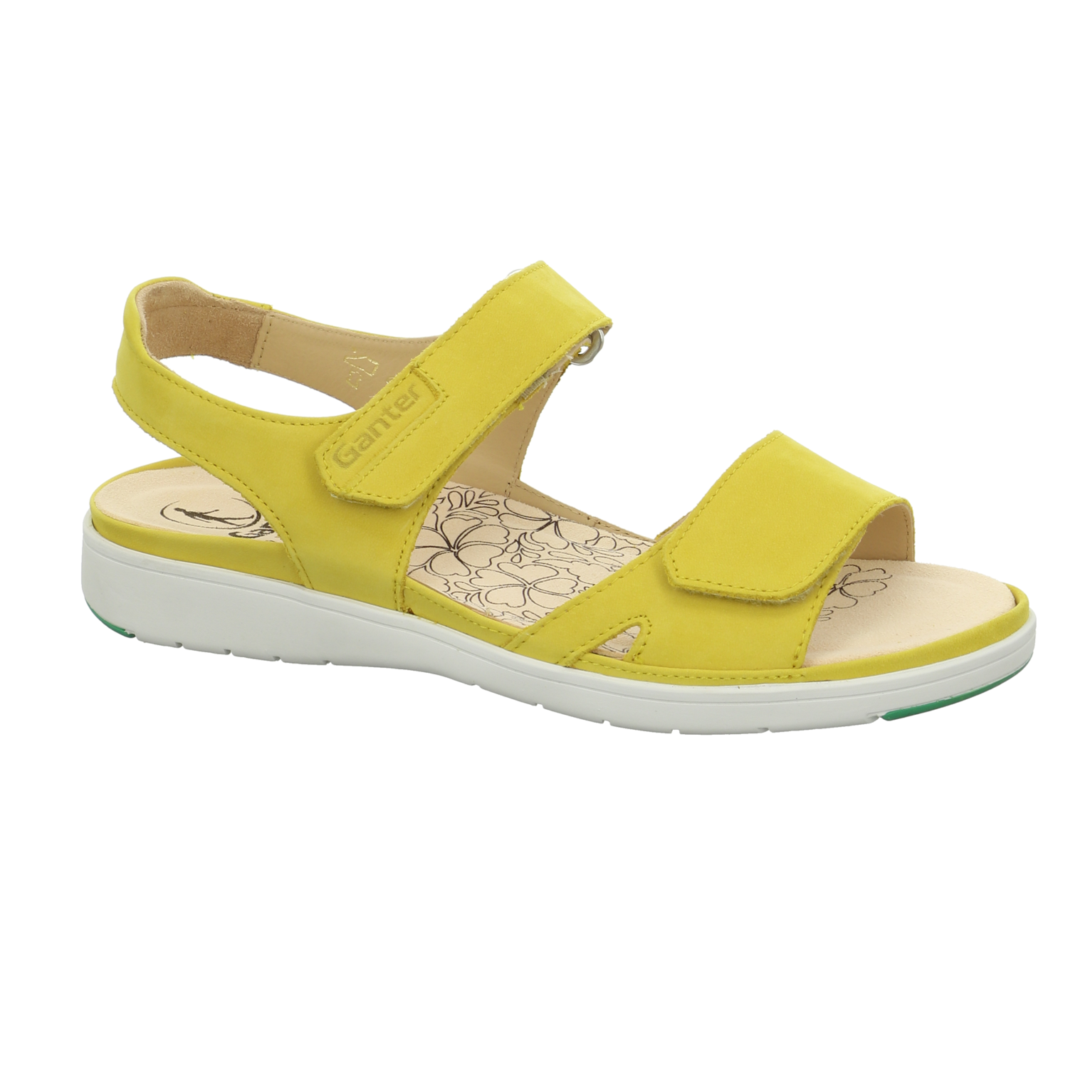 Ganter Comfort-Sandalette bis 25 mm gelb