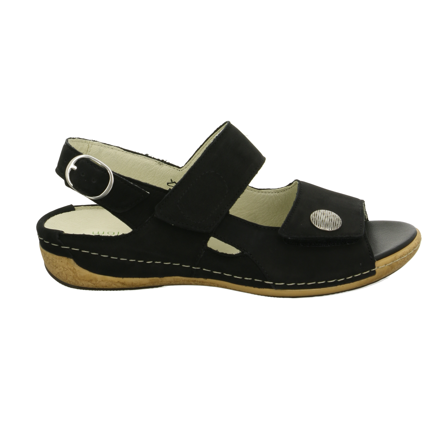 Lugina Comfort-Sandalette schwarz