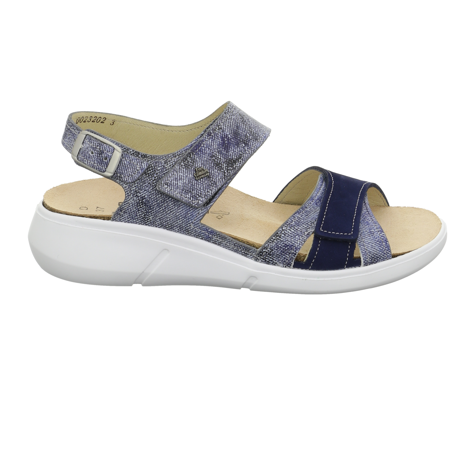 FinnComfort Comfort-Sandalette blau / dunkel-blau