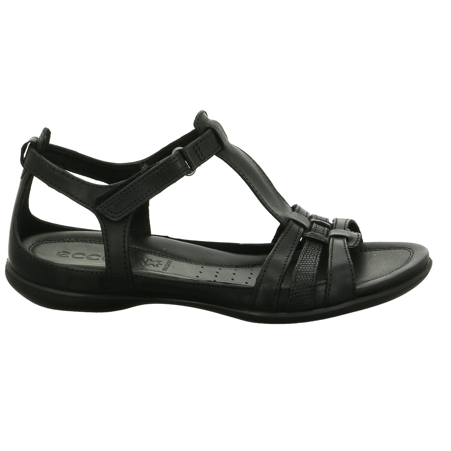 Ecco Sandalette bis 25 mm schwarz