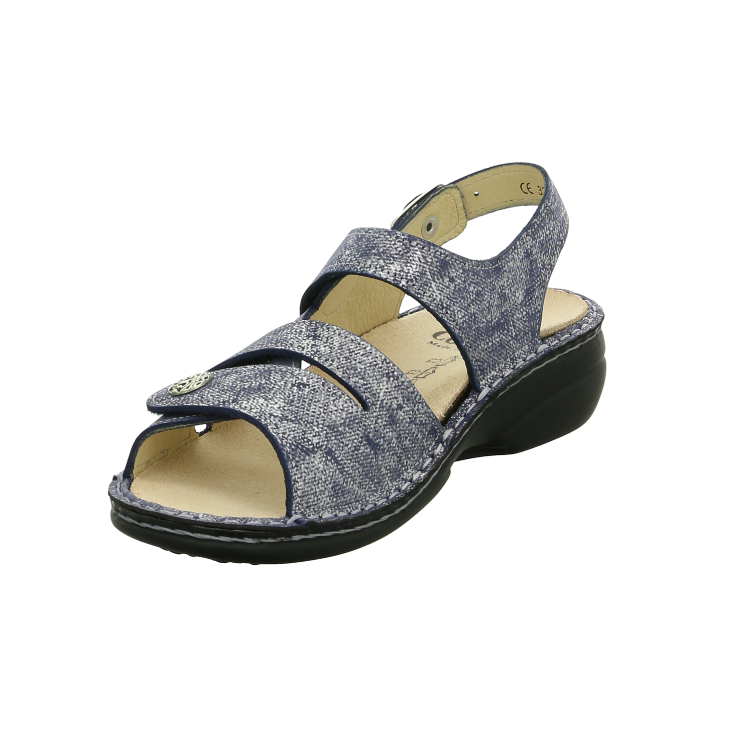 FinnComfort Comfort-Sandalette blau / dunkel-blau